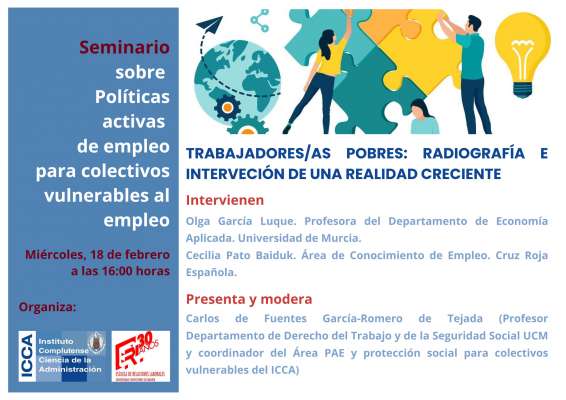 Seminario sobre Políticas Activas de empleo y colectivos en riesgo de exclusión social